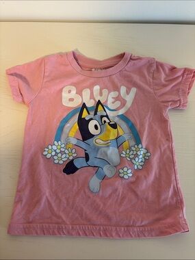 Bluey Pink Graphic Short Sleeve Tee by Bluey